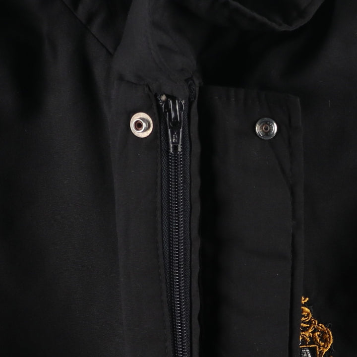 90'S Hilton Vintage Blouson, Made in USA, Men's XL polyester black type Vintage Second Hand