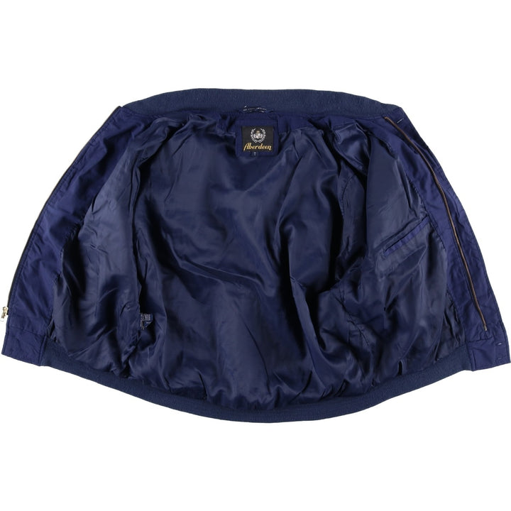 Aberdeen Derby Jacket, Cup Shoulder Jacket, Men's Size L cotton Navy blue Vintage Second Hand