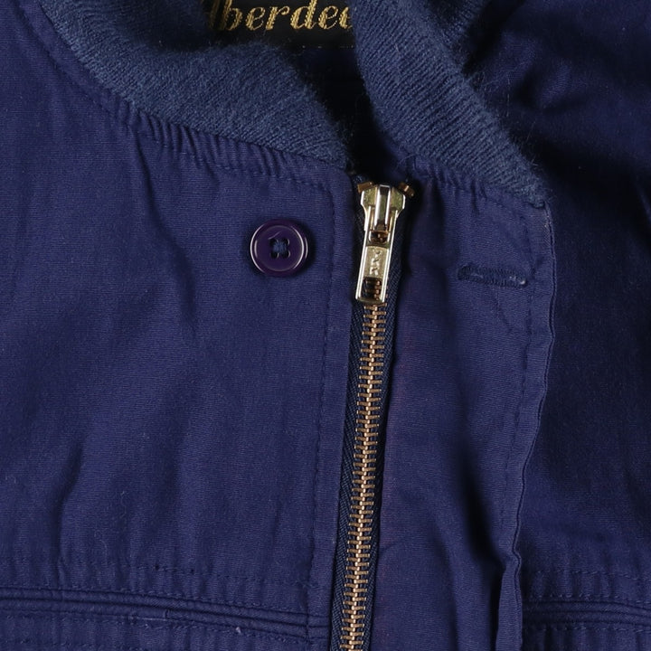 Aberdeen Derby Jacket, Cup Shoulder Jacket, Men's Size L cotton Navy blue Vintage Second Hand