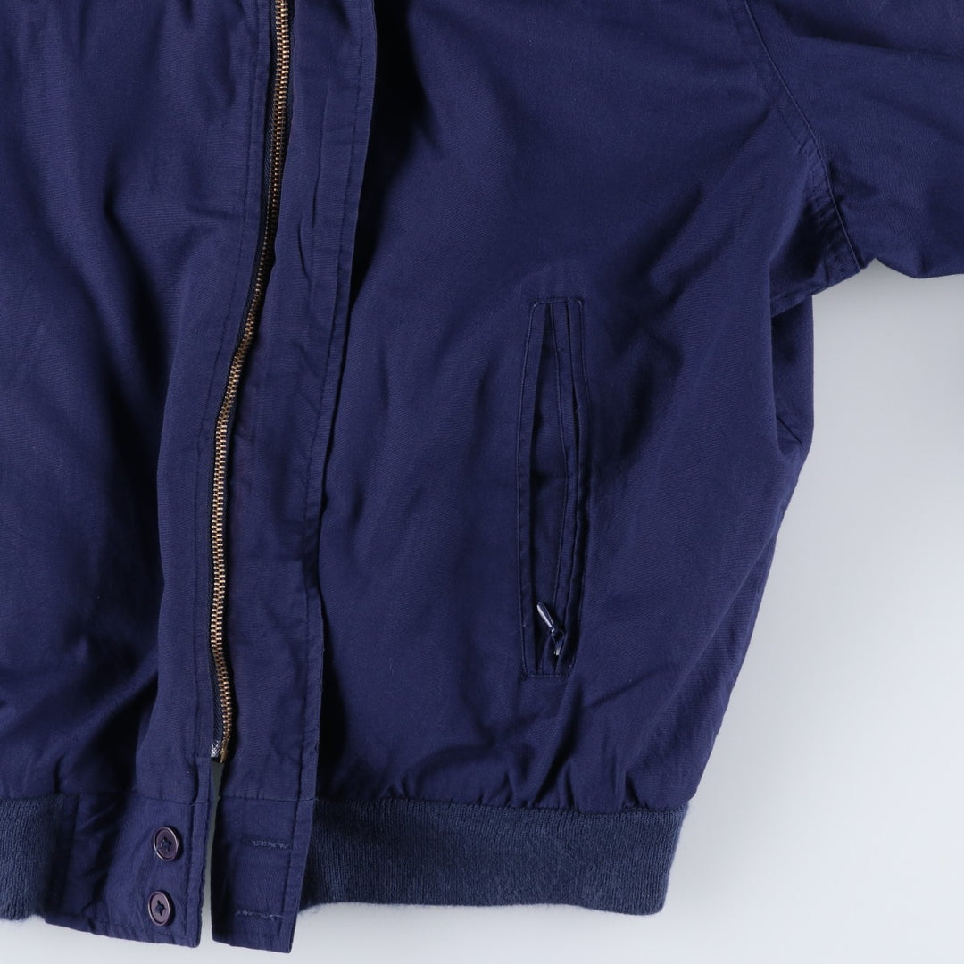 Aberdeen Derby Jacket, Cup Shoulder Jacket, Men's Size L cotton Navy blue Vintage Second Hand