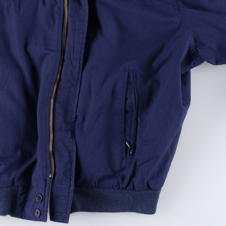 Aberdeen Derby Jacket, Cup Shoulder Jacket, Men's Size L cotton Navy blue Vintage Second Hand