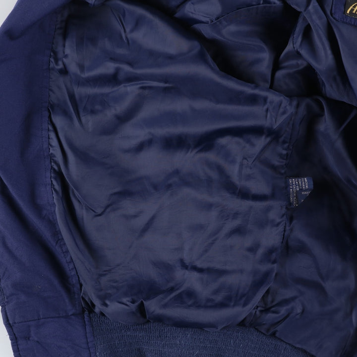 Aberdeen Derby Jacket, Cup Shoulder Jacket, Men's Size L cotton Navy blue Vintage Second Hand