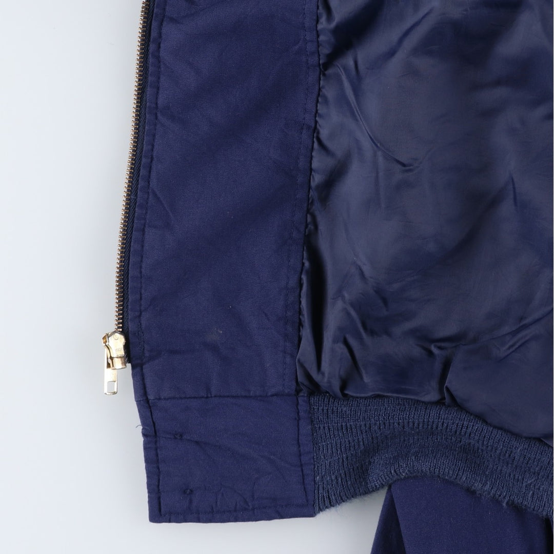 Aberdeen Derby Jacket, Cup Shoulder Jacket, Men's Size L cotton Navy blue Vintage Second Hand