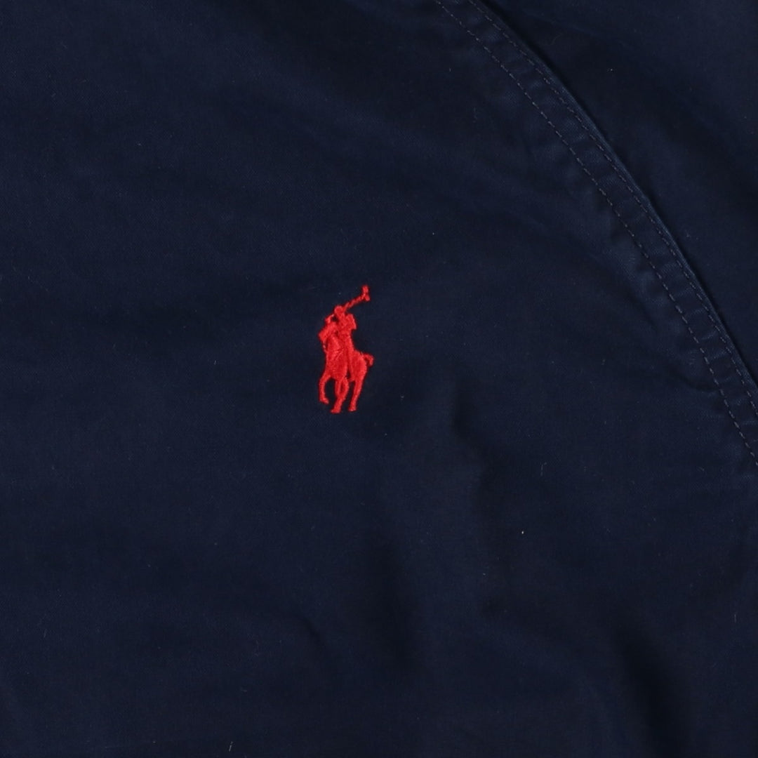 Ralph Lauren POLO RALPH LAUREN cotton hoodie, men's size L cotton navy blue type Vintage Second Hand