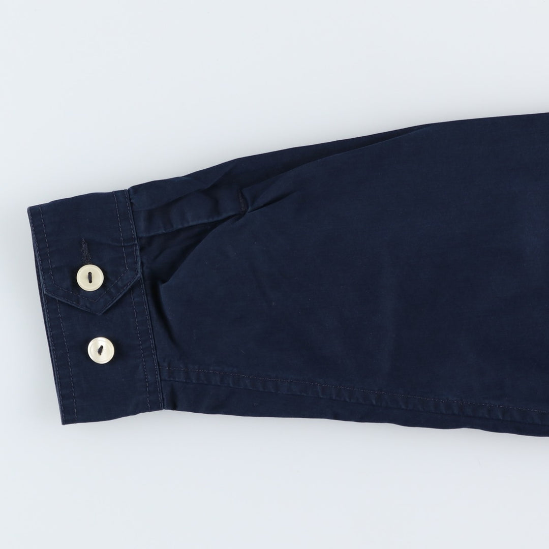 Ralph Lauren POLO RALPH LAUREN cotton hoodie, men's size L cotton navy blue type Vintage Second Hand