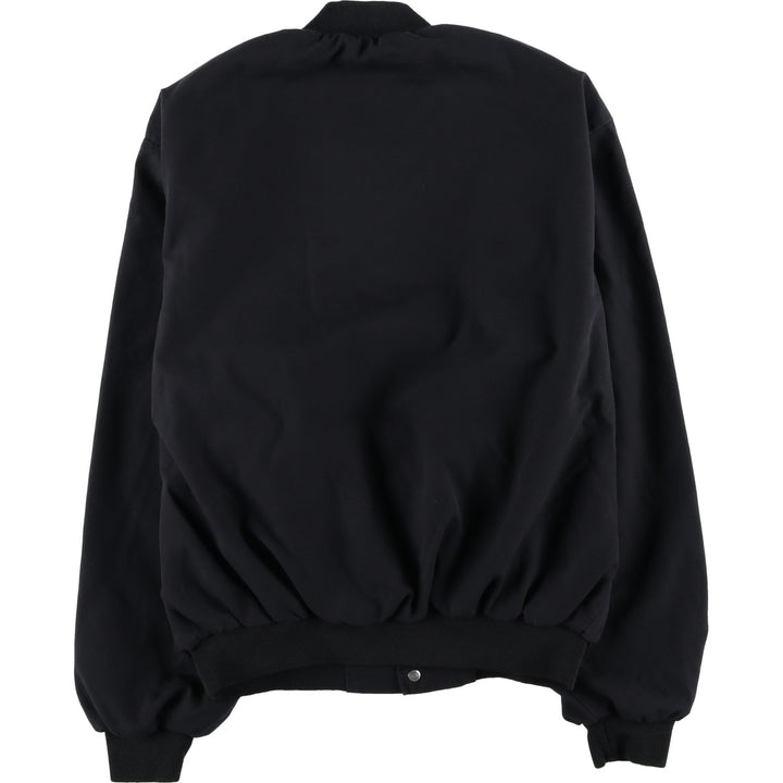 DUNBROOKE WORKWEAR Work Blouson, Made in USA, Men's Size M polyester black type Vintage Second Hand