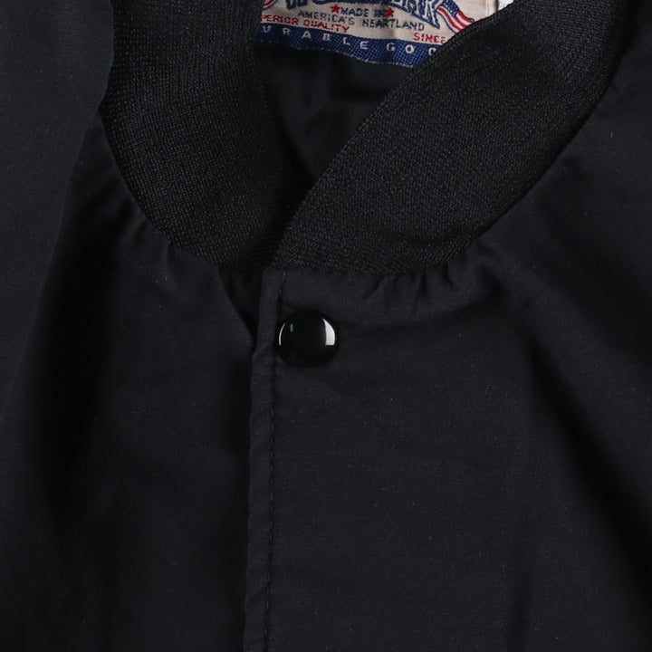 DUNBROOKE WORKWEAR Work Blouson, Made in USA, Men's Size M polyester black type Vintage Second Hand