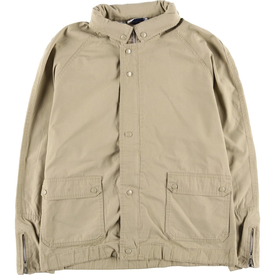 Vintage 70s-80'S Lacoste IZOD cotton jacket, men's size XL cotton Beige type Vintage Second Hand