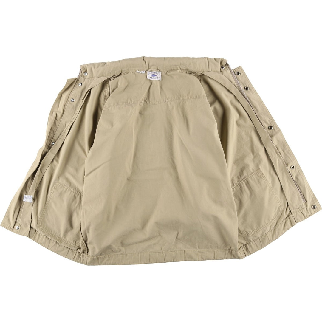 Vintage 70s-80'S Lacoste IZOD cotton jacket, men's size XL cotton Beige type Vintage Second Hand