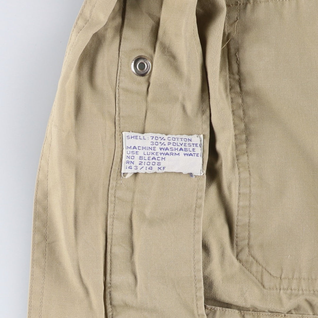 Vintage 70s-80'S Lacoste IZOD cotton jacket, men's size XL cotton Beige type Vintage Second Hand