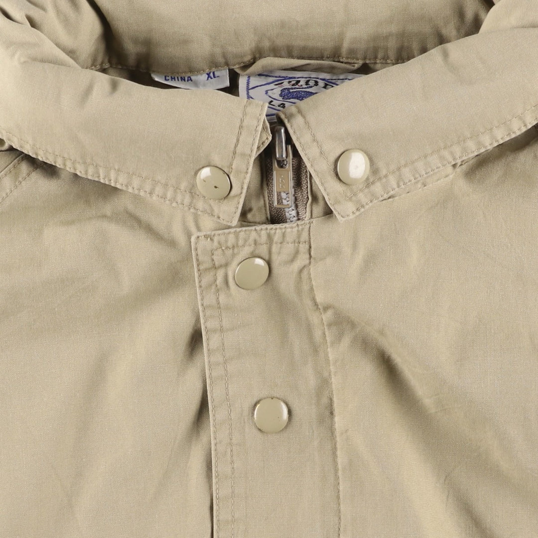 Vintage 70s-80'S Lacoste IZOD cotton jacket, men's size XL cotton Beige type Vintage Second Hand