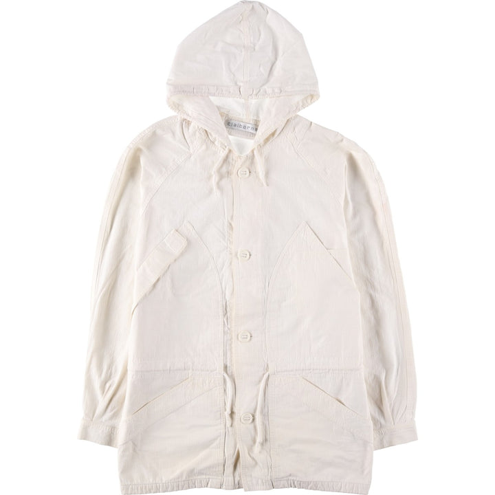 Liz Claiborne cotton hoodie, men's size S cotton white type Vintage Second Hand