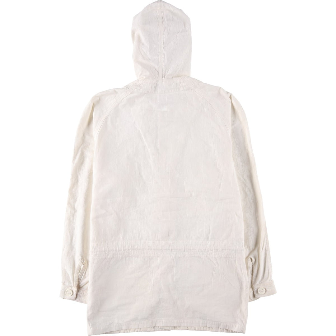 Liz Claiborne cotton hoodie, men's size S cotton white type Vintage Second Hand