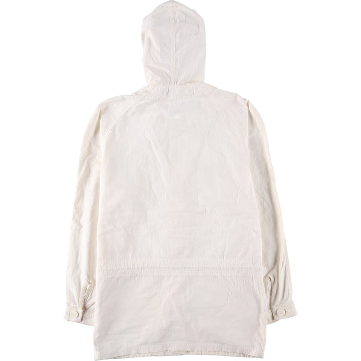 Liz Claiborne cotton hoodie, men's size S cotton white type Vintage Second Hand