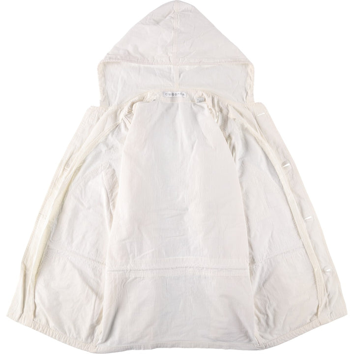 Liz Claiborne cotton hoodie, men's size S cotton white type Vintage Second Hand