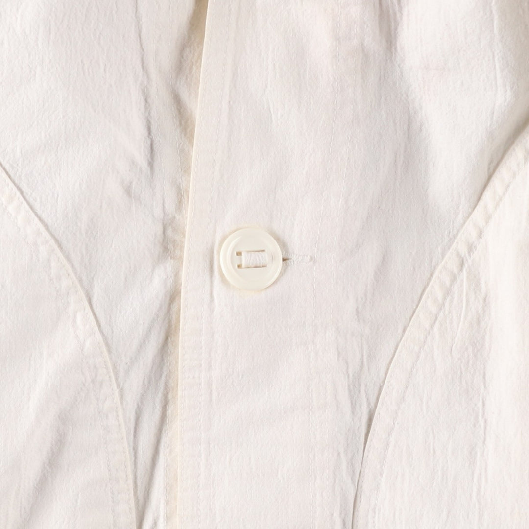 Liz Claiborne cotton hoodie, men's size S cotton white type Vintage Second Hand