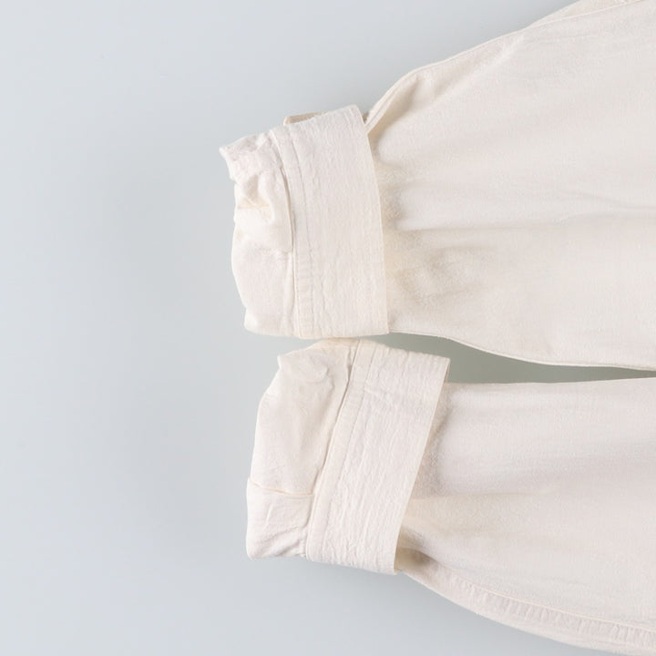 Liz Claiborne cotton hoodie, men's size S cotton white type Vintage Second Hand