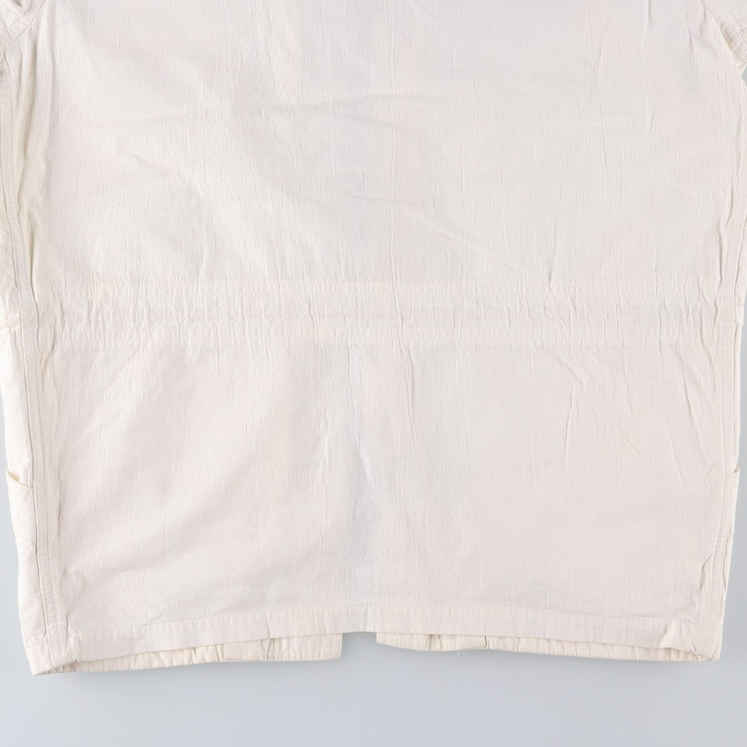 Liz Claiborne cotton hoodie, men's size S cotton white type Vintage Second Hand