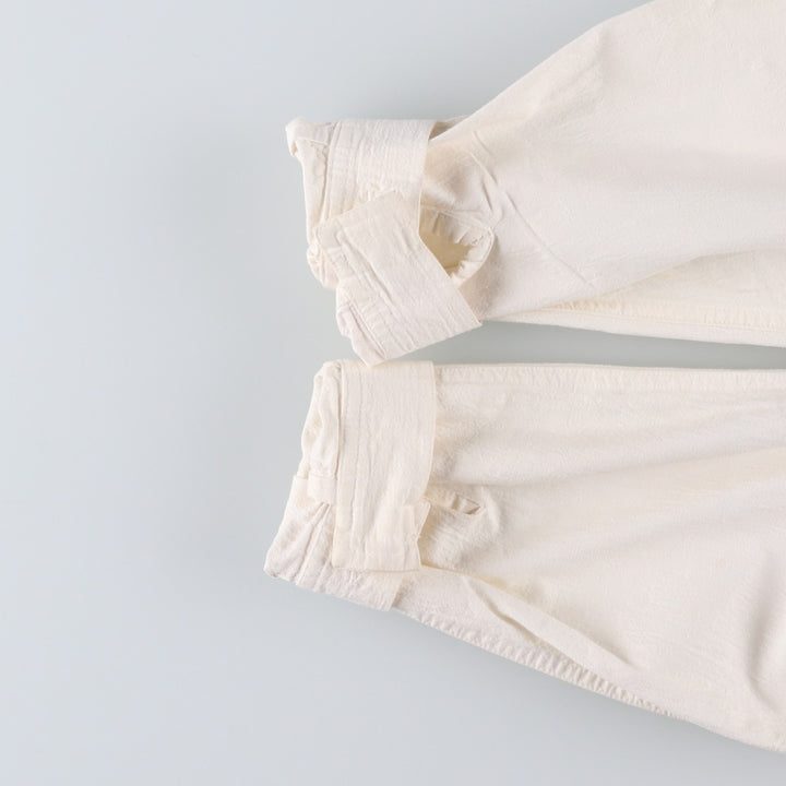 Liz Claiborne cotton hoodie, men's size S cotton white type Vintage Second Hand