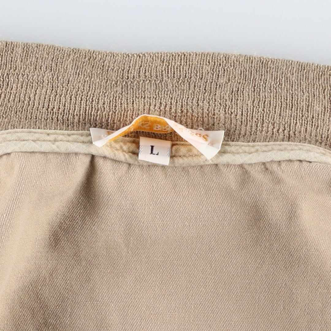 Vintage 1970s-1980'S Brooks Brothers Blouson, Made in USA, Men's Size L unclear Beige type Vintage Second Hand
