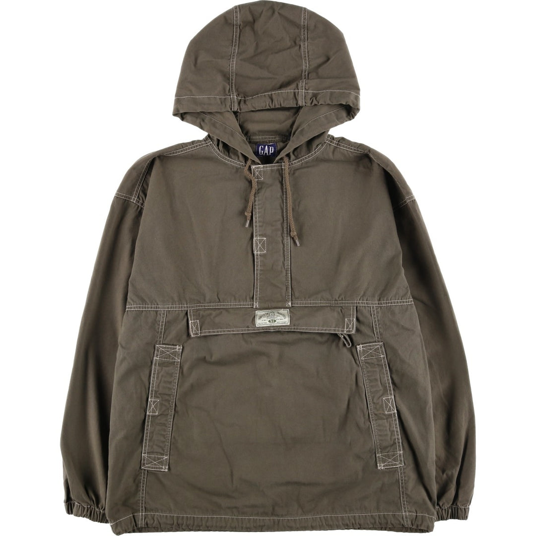 90'S GAP Old Gap Anorak Parka, Men's Size M, Vintage cotton Khaki type Vintage Second Hand