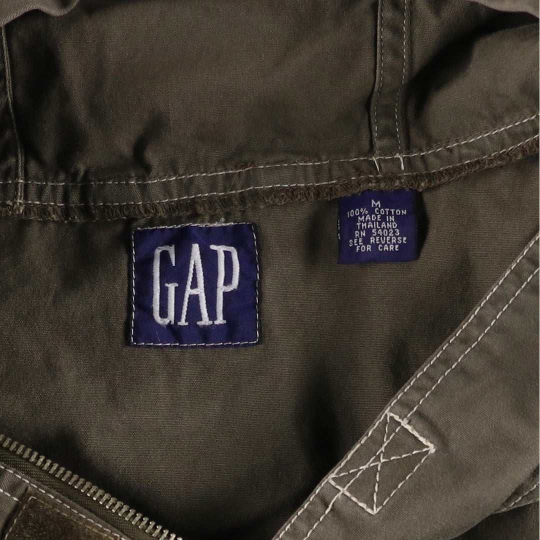 90'S GAP Old Gap Anorak Parka, Men's Size M, Vintage cotton Khaki type Vintage Second Hand