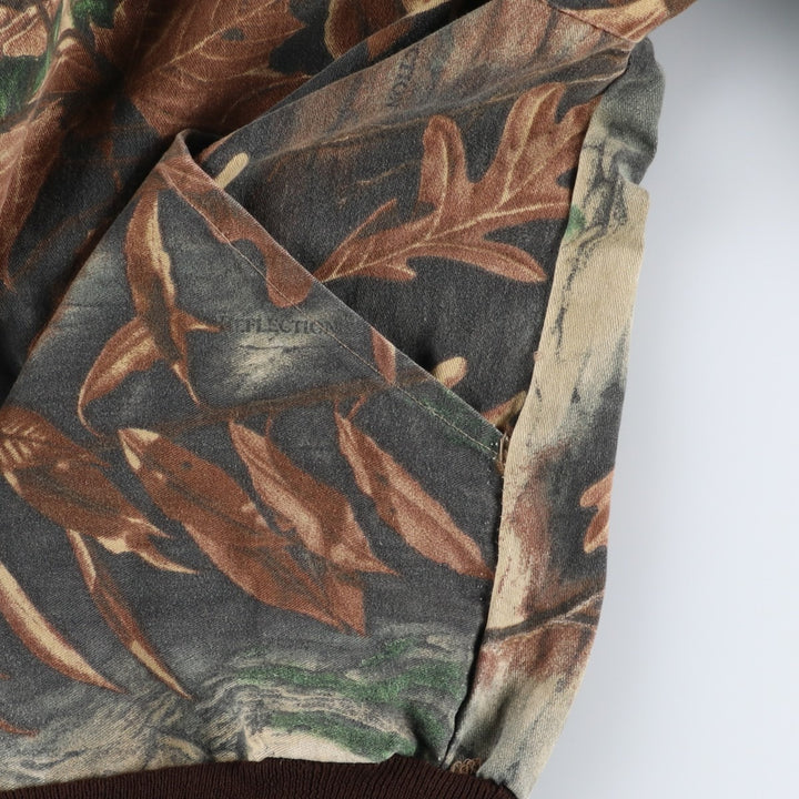 Vintage 90'S Trail Crest Camouflage Pattern Realtree Camo Blouson, Made in USA, Men's XXL unclear brown type Vintage Second Hand
