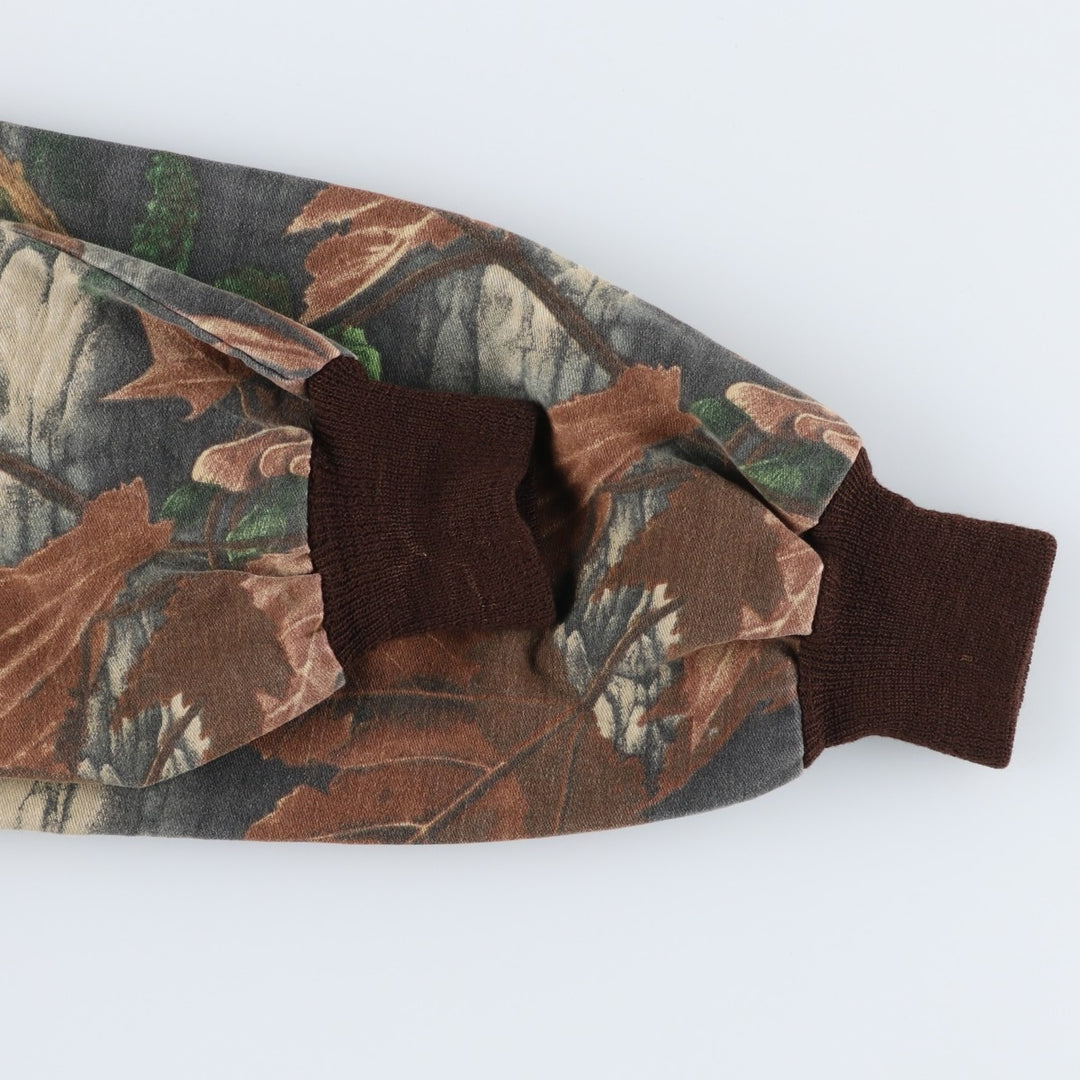 Vintage 90'S Trail Crest Camouflage Pattern Realtree Camo Blouson, Made in USA, Men's XXL unclear brown type Vintage Second Hand