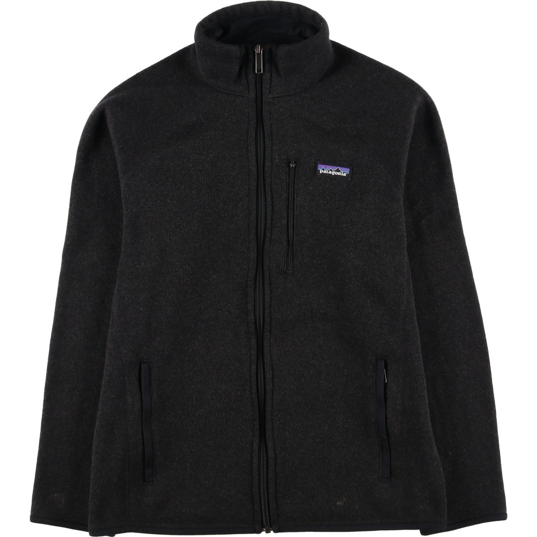 Patagonia Better Sweater Jacket 25527SP17 Fleece Jacket, Men's Size Medium polyester black type Vintage Second Hand