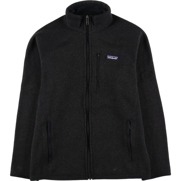 Patagonia Better Sweater Jacket 25527SP17 Fleece Jacket, Men's Size Medium polyester black type Vintage Second Hand