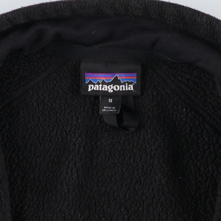 Patagonia Better Sweater Jacket 25527SP17 Fleece Jacket, Men's Size Medium polyester black type Vintage Second Hand
