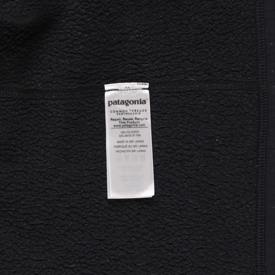 Patagonia Better Sweater Jacket 25527SP17 Fleece Jacket, Men's Size Medium polyester black type Vintage Second Hand