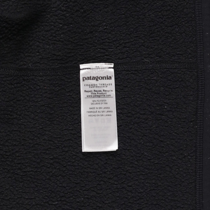 Patagonia Better Sweater Jacket 25527SP17 Fleece Jacket, Men's Size Medium polyester black type Vintage Second Hand