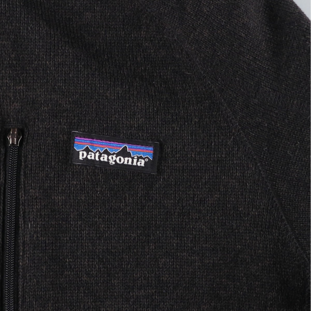 Patagonia Better Sweater Jacket 25527SP17 Fleece Jacket, Men's Size Medium polyester black type Vintage Second Hand