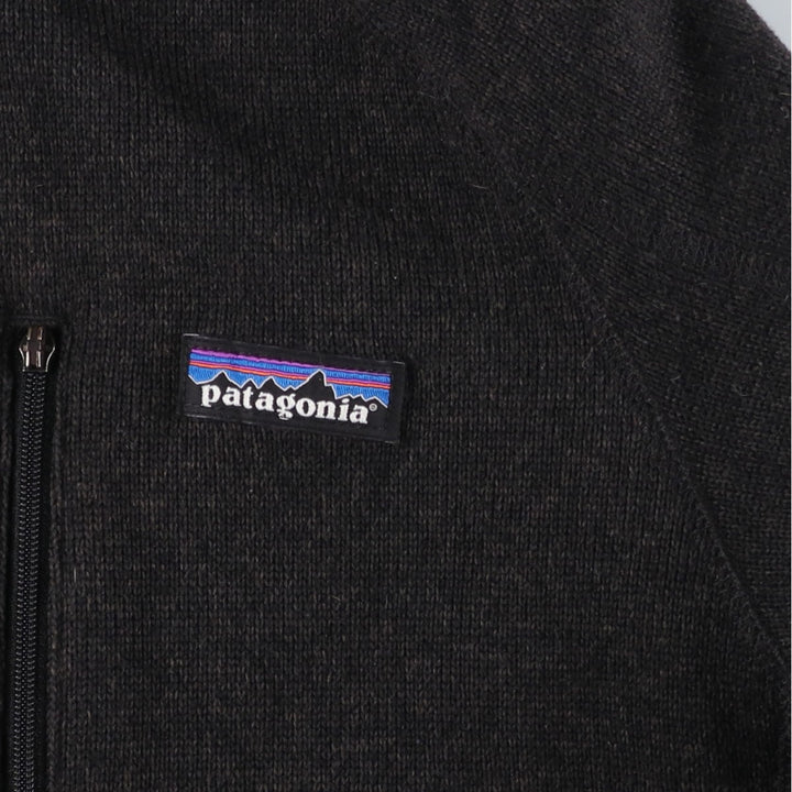 Patagonia Better Sweater Jacket 25527SP17 Fleece Jacket, Men's Size Medium polyester black type Vintage Second Hand