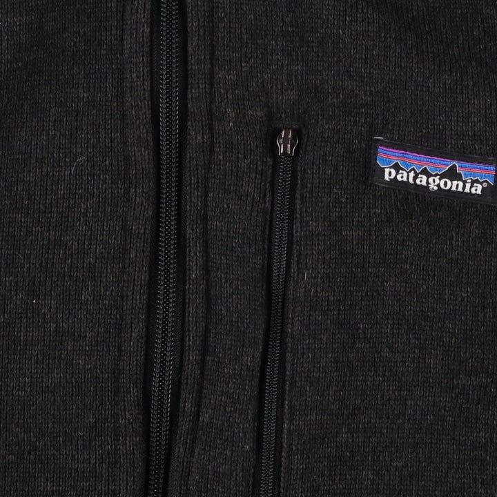 Patagonia Better Sweater Jacket 25527SP17 Fleece Jacket, Men's Size Medium polyester black type Vintage Second Hand