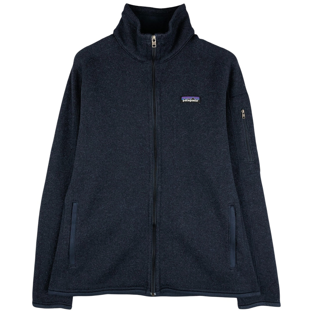 Patagonia Better Sweater Jacket 25543SP21 Fleece Jacket, Women's Size L recycled polyester navy blue type Vintage Second Hand
