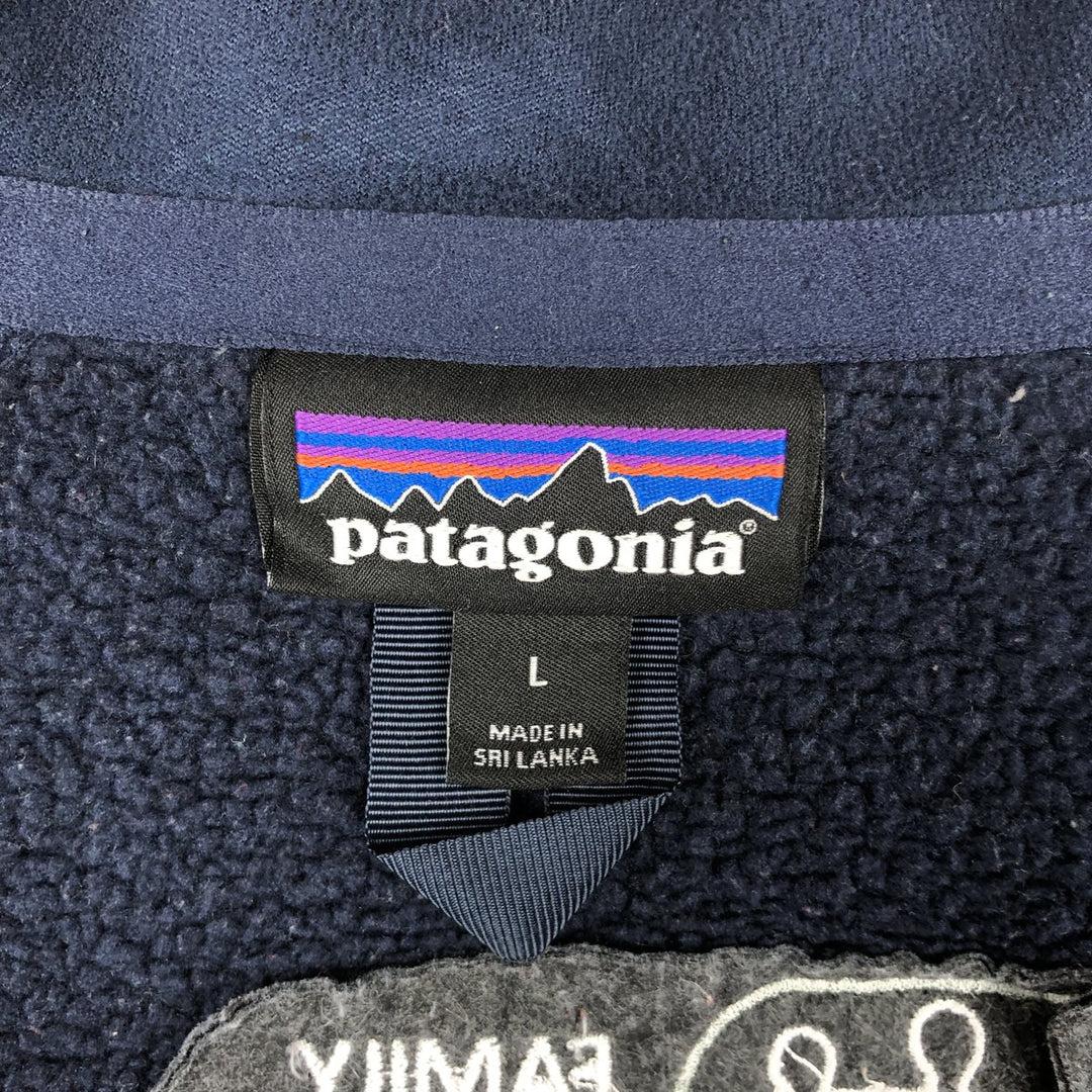 Patagonia Better Sweater Jacket 25543SP21 Fleece Jacket, Women's Size L recycled polyester navy blue type Vintage Second Hand