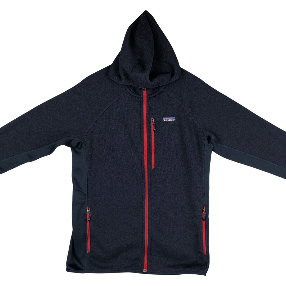 Patagonia Performance Better Sweater Hoody 25960SP19 Fleece Full-Zip Hoodie, Men's Size L polyester navy blue type Vintage Second Hand