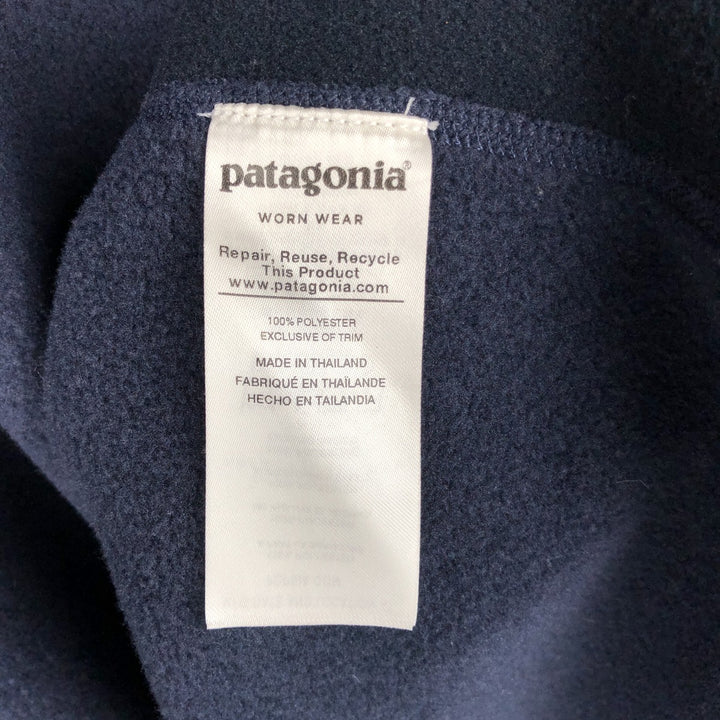 Patagonia Performance Better Sweater Hoody 25960SP19 Fleece Full-Zip Hoodie, Men's Size L polyester navy blue type Vintage Second Hand