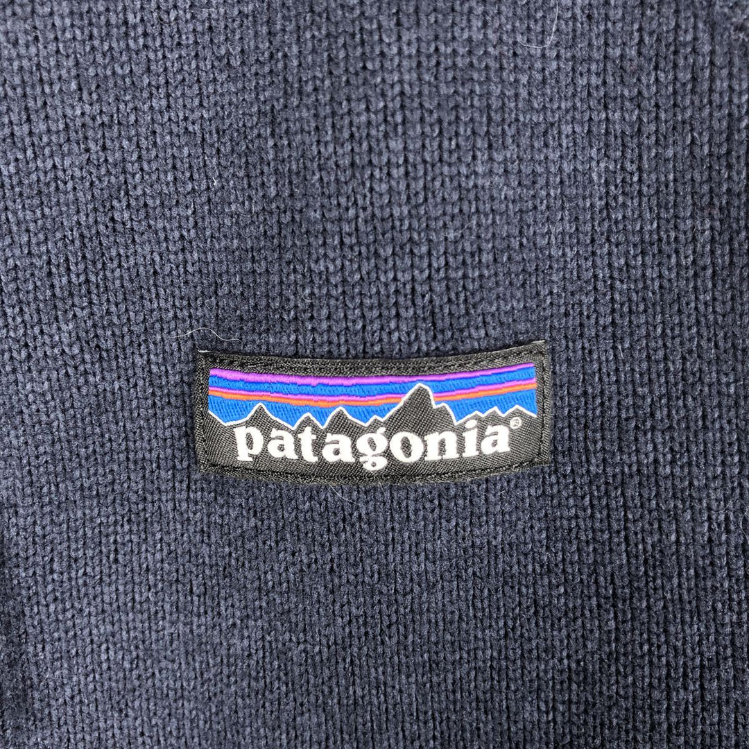 Patagonia Performance Better Sweater Hoody 25960SP19 Fleece Full-Zip Hoodie, Men's Size L polyester navy blue type Vintage Second Hand