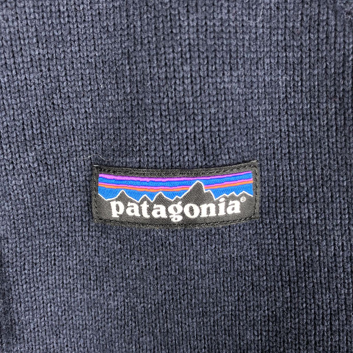 Patagonia Performance Better Sweater Hoody 25960SP19 Fleece Full-Zip Hoodie, Men's Size L polyester navy blue type Vintage Second Hand
