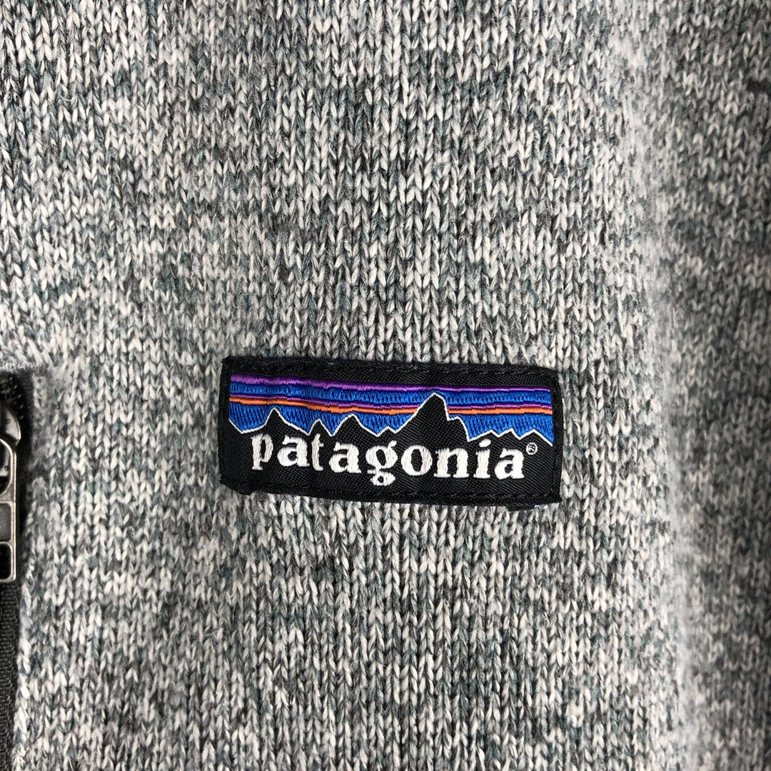 Patagonia Better Sweater 25523FA22 Half-Zip Fleece Pullover, Men's XL recycled polyester gray type Vintage Second Hand