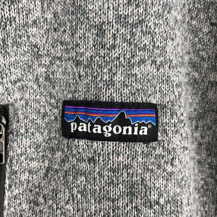 Patagonia Better Sweater 25523FA22 Half-Zip Fleece Pullover, Men's XL recycled polyester gray type Vintage Second Hand