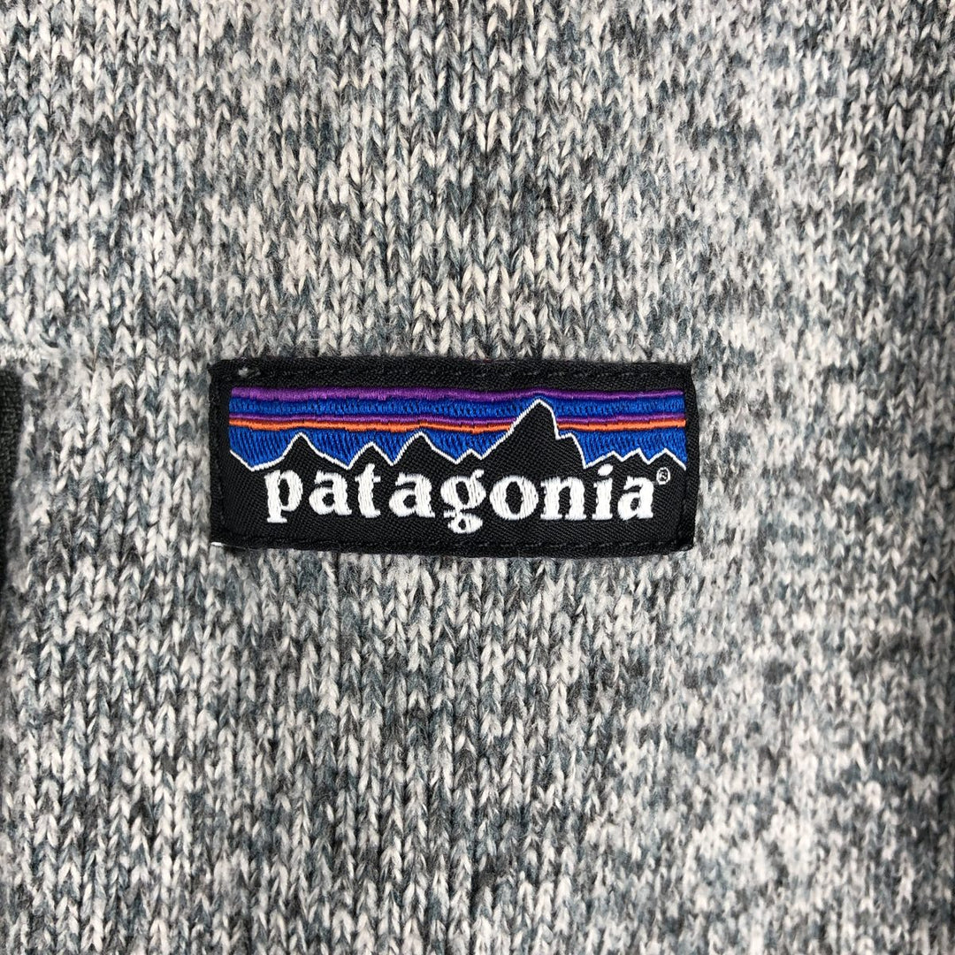 Patagonia Better Sweater 25522FA18 Half-Zip Fleece Pullover, Men's Size Medium polyester gray type Vintage Second Hand