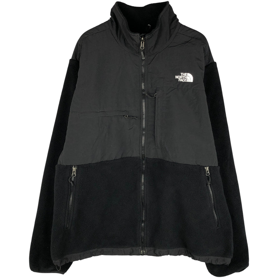 THE NORTH FACE Denali Jacket, Nylon x Fleece Jacket, Men's XL recycled polyester black type Vintage Second Hand