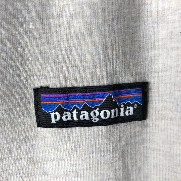 Patagonia Organic Cotton Full-Zip Hoodie, Men's Size L cotton pale white type Vintage Second Hand