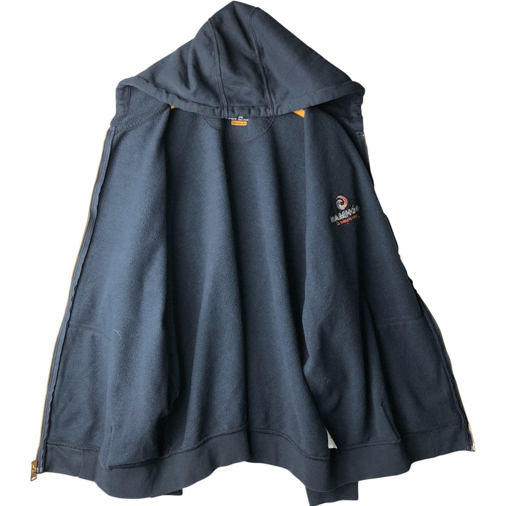 Carhartt Original Fit Full-Zip Hoodie, Men's XXL cotton navy blue type Vintage Second Hand