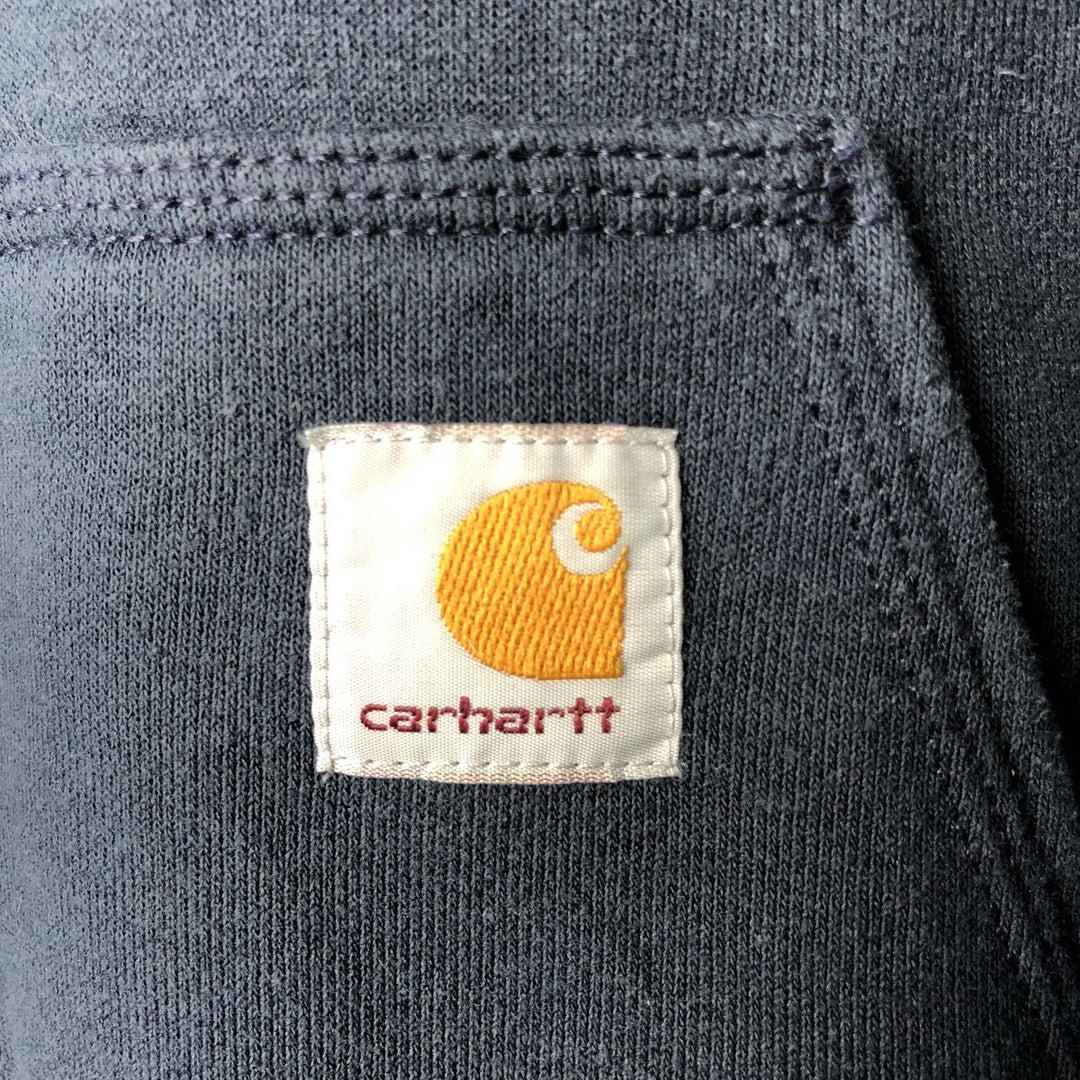 Carhartt Original Fit Full-Zip Hoodie, Men's XXL cotton navy blue type Vintage Second Hand