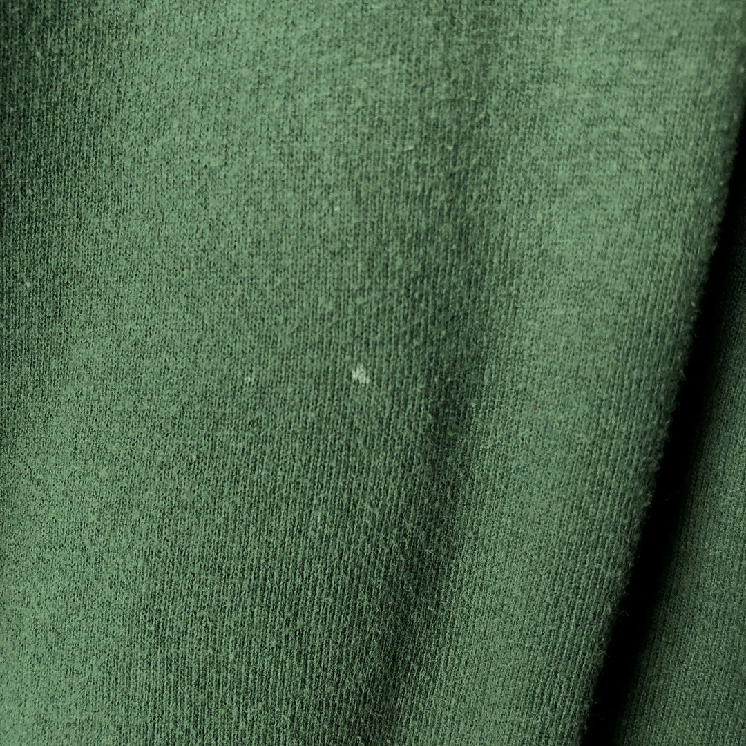 Vintage 90'S Jerzees full-zip sweatshirt hoodie, made in the USA, size M. cotton green type Vintage Second Hand